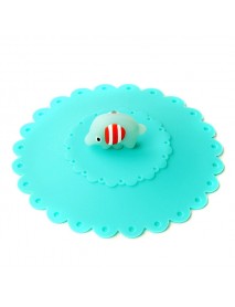 Cute Elephant Silicone Anti-dust Mug Cap Cup Lid Leakproof Cover