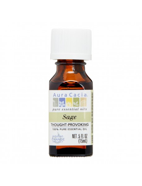 Aura Cacia Sage Essential Oil (1x0.5Oz)