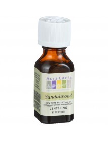 Aura Cacia Sandalwood Essential Oil (1x0.5Oz)