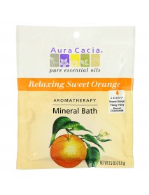 Aura Cacia Mineral Bath Relaxing Sweet Orange (6x2.5 Oz)