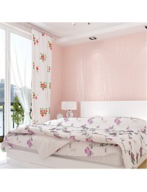 10M Nonwoven Colth Roll Wallpaper Solid Color Irregular Stripe Flannel Home Wall Decor