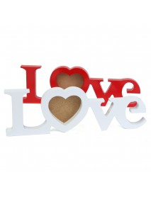Love Wooden Picture Frame Romantic Photo DIY Wedding Lover Gift Home Room Decoration