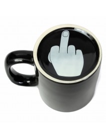 10oz Novelty Ceramic Middle Finger Coffee Cups Personality Office Gifts Have A Nice Day Mug