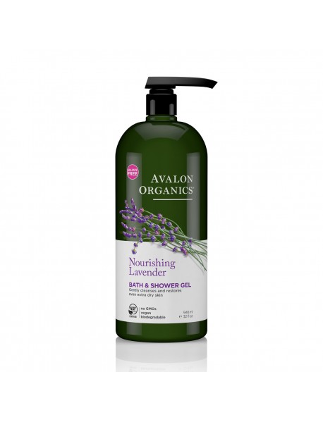 AVALON LAVENDER B&S GEL ( 1 X 32 OZ   )