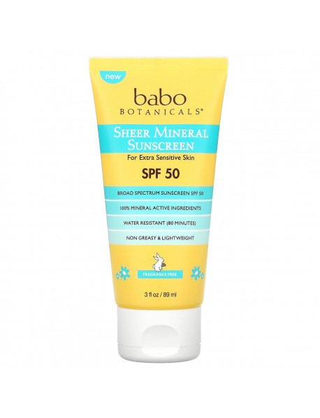 BAB SUNSCRN LOTION SPF50 ( 1 X 3 OZ   )