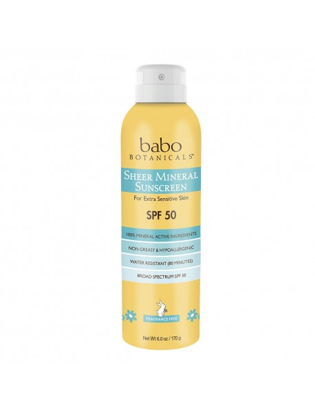 BAB SUNSCRN SPRAY SPF 50 ( 1 X 6 OZ   )