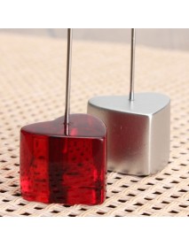Silver Red Stand Circle Iron Clip Card Stand Photo Card Holder Memo Paper Message Clip