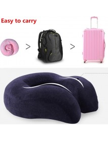 U Shape Slow Rebound Memory Foam Pillow Neck Protect Head Rest Travel Soft Cushion