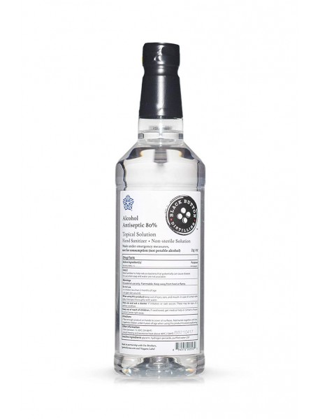 BLKBTN HND SANITIZR 80% ( 12 X 24 OZ   )