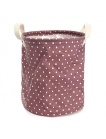 23*26cm Cotton Linen Storage Clothes Basket Laundry Hamper Daily Stuff Bag