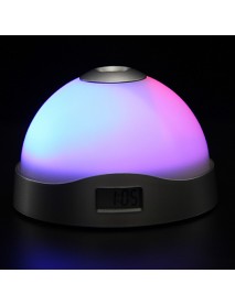 Color Change Alarm Clock Time Projection LED Clock Flashlight Snooze Alarm Clock