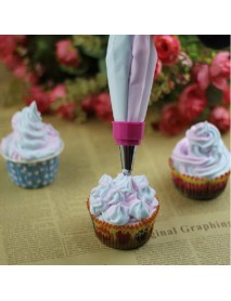 5Pcs Stainless Steel Nozzles Dual Color Lcing Piping Bag Cake Tool Cake Decoration Converter