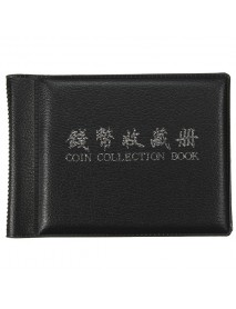 60 Coin Holders Collecting  Album Storage Penny Coins Pockets Album Book