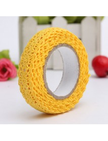 1.7M Bilateral Lace Fabric Tape Self Adhesive 9 Colors