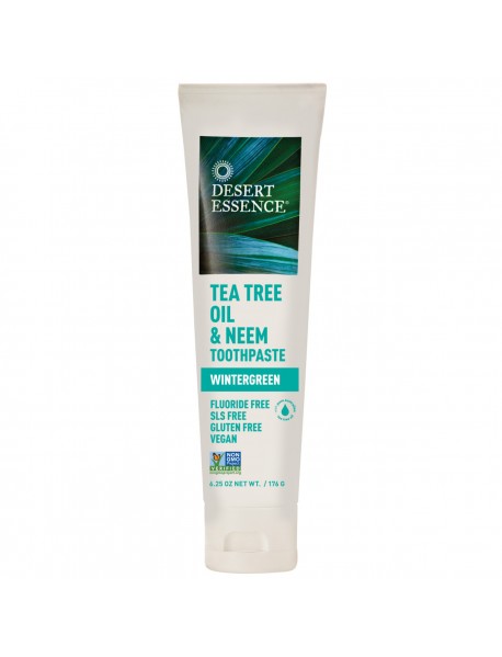 Desert Essence Tea Tree Neem Wintergreen Toothpaste (1x6.25 Oz)