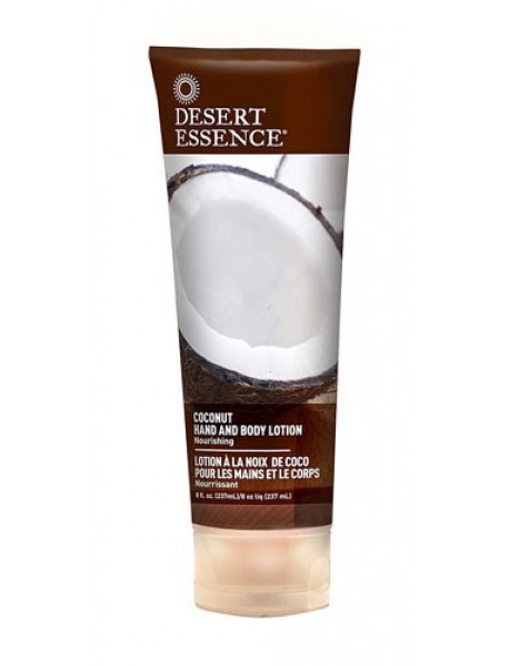 Desert Essence Coconut Hand & Body Lotion (1x8 Oz)