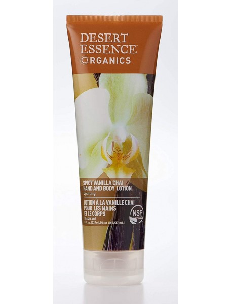 Desert Essence Vanilla Chai Hand & Body Lotion (1x8 Oz)