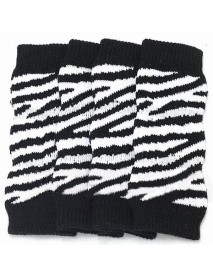 Black And White Stripe Cotton Knitting Pet Ankle Sock Knee Pad Boat Socks