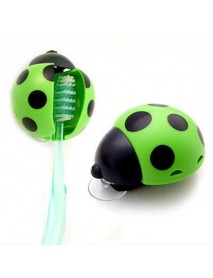 Creative Covered Coccinella Suction Toothbrush Holder