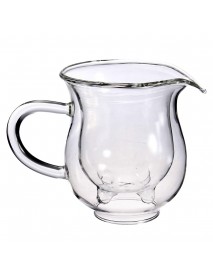 Creative Cup Double Glass Microwaveable Heat Milk Cup