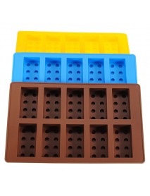Brick Pattern Silicone Ice Cube Jelly Tray Maker Chocolate Mold
