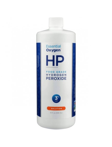 Essential Oxygen Hydrogen Peroxide 3% Food Grade (1x32 OZ)