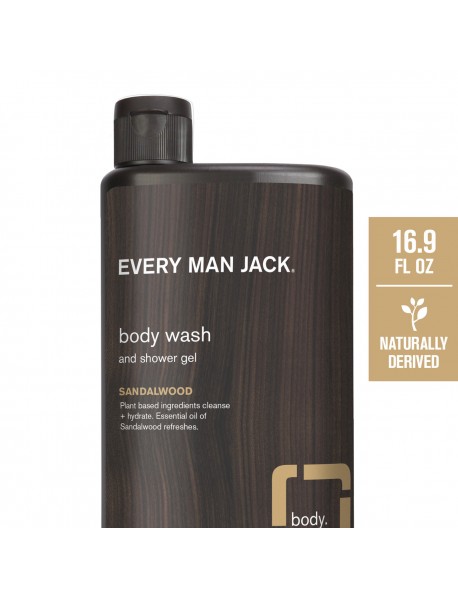 EMJ SANDALWOOD BODY WASH ( 1 X 16.9 OZ   )