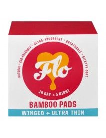 FLO PADS BAMBOO 15PK ( 8 X 15 CT   )