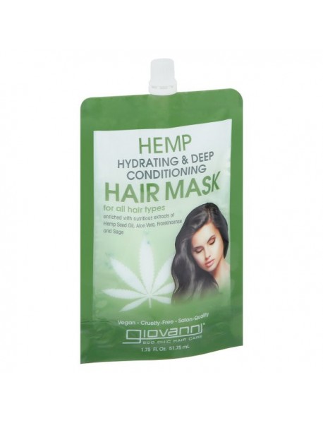 GIO HEMP HAIR MSK COND ( 12 X 1.75 OZ   )
