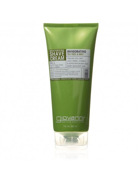Giovanni Invigorating Tea Tree Mint Shaving Cream (7 Oz)