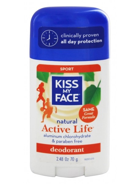 Kiss My Face Active Life Sport Deodorant (2.48 Oz)
