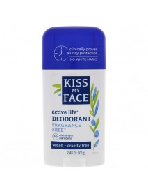 Kiss My Face Fragrance Free Active Enzyme Deodorant Stick (1x2.48 Oz)