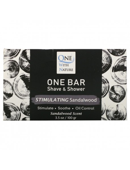 O.W.N. ONE BAR SNDLWOOD ( 3 X 3.5 OZ   )
