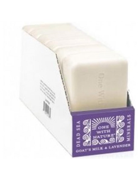 One With Nature O.W.N. Dead Sea Mineral Soap, Goat'S Milk & Lavender (6X4 OZ)