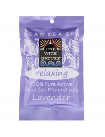 One With Nature O.W.N. Lavender Bathsalts (6X2.5 OZ)