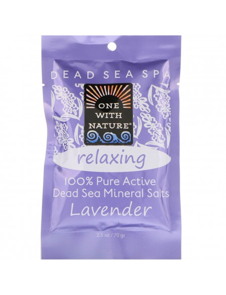 One With Nature O.W.N. Lavender Bathsalts (6X2.5 OZ)