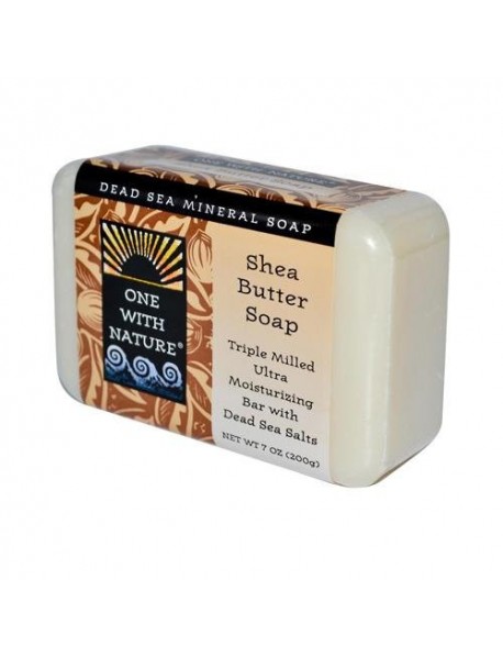 One With Nature Shea Butter Dead Sea Soap (1x7 Oz)