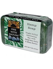 One With Nature Hemp Soap Peppermint (7Oz)