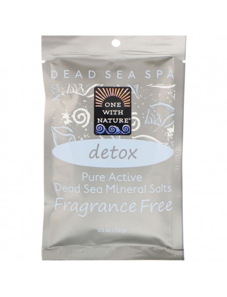 One With Nature O.W.N. Dead Sea Spa, Mineral Salts, Detox (6X2.5 OZ)