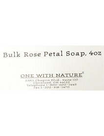 One With Nature Nkd Rose Bar Soap (24x4OZ )