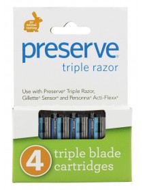 Preserve Triple Razor Blades Refill (6x4 PK)