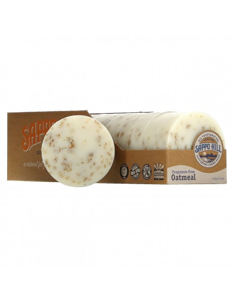 Sappo Hill Oat Glycerine Natural Cream Soap (12x3.5 Oz)