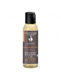 Soothing Touch Bath Body and Massage Oil Sandalwood (1x4 OZ)