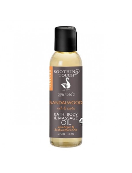 Soothing Touch Bath Body and Massage Oil Sandalwood (1x4 OZ)