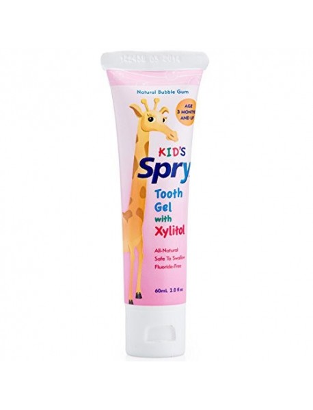 Spry Kids Tooth Gel Bubble Gum (1x2 OZ)