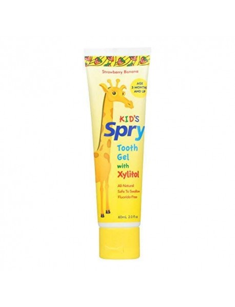 Spry Infant Tooth Gel Strawberry Banana  Flavor  (1x2 OZ)