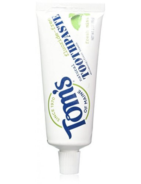 Toms of Maine Fresh Mint Fluoride Free Whitening Toothpaste (24x3 OZ)