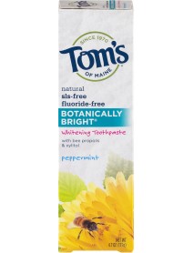 Tom's Of Maine Botanically Bright Peppermint Toothpaste (6x4.7 Oz)