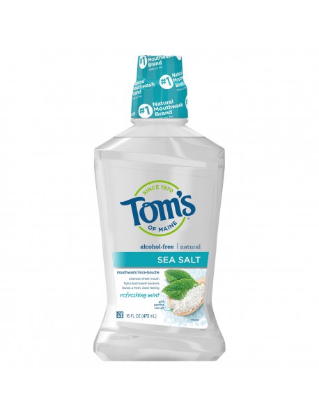 TOMS MINT SSALT MTHWSH ( 1 X 16 OZ   )