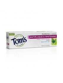 Tom's Of Maine Antiplaque and Whitening Spearmint Gel Toothpaste (6x4.7 Oz)